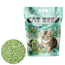 Tofu kassiliiv Cat Step, rohelise tee lõhnaga, 6 L