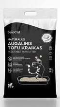 Tofu kassiliiv BeloCat Original, lõhnatu, 18 L