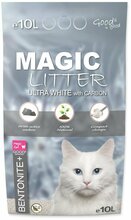Bentoniiitkassiliiv Magic Litter Ultra White with Carbon, 10 L
