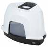 Suletud kassitualett Europet Bernina Medio, 56 x 38 x 40 cm, valge/must