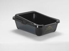 Kassitualett Yarro International Trendy Luxurious, 51 x 39.5 x 19 cm, must