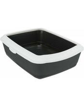Kassiliivakast Trixie Classic, 37 x 15 x 47 cm, tumehall/valge