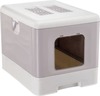 Kassitualett Ferplast Sahara Toilet, 52 x 39 x 40 cm, hall/roosa