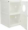 Kapp kasside tualetile Trixie, MDF, XL, 53 x 90 x 58 cm, valge