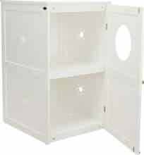 Kapp kasside tualetile Trixie, MDF, XL, 53 x 90 x 58 cm, valge