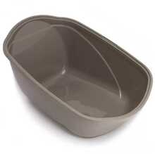 Kasside tualett Comfy Cleo Easy, pruun/kreem
