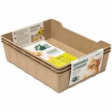 Kassitualett raamiga EcoPetBox N3, 47.5 x 36 x 11 cm, pruun