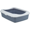 Kasside liivakast Trixie Classic, 37 x 15 x 48 cm, valge/violetne