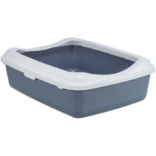 Kasside liivakast Trixie Classic, 37 x 15 x 48 cm, valge/violetne