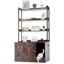 Kasside liivakasti mööbel Vevor, 85 x 49 x 149 cm, tumepruun