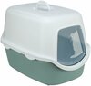 Suletud kassitualett Trixie Vico 402710, 40 x 40 x 56 cm, valge/roheline