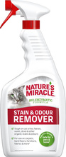 Plekieemaldaja ja lõhnaeemaldaja kassidele NATURE'S MIRACLE Stain&Odour Remover, 709 ml