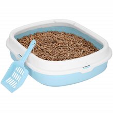 Kassitualett Springos PA0245, 40 x 33 x 11 cm, sinine