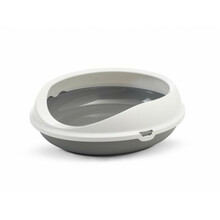 Kasside liivakast Savic Figaro, 55 x 48.5 x 15.5 cm, hall/valge