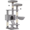 Kasside kraapimispuu Feandrea PCT160W01, 142 cm, helehall