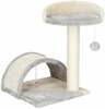 Kraapimispost kassile Springos PA1034, 47 cm, hall/kreemjas