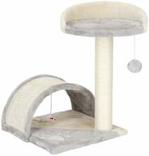 Kraapimispost kassile Springos PA1034, 47 cm, hall/kreemjas