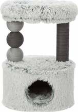 Kraapimispost kassile Trixie Harvey, 73 cm, hall/valge-must