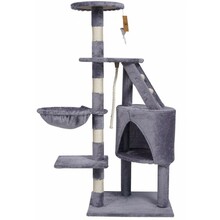 Kasside kraapimispost Katido, 118 cm, hall-sinine