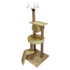 Kassimaja kraapimispostiga Besk Cat House with Sleeping Area, 135 cm, 50 x 50 x 135 cm