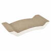 Kraapimisalus kassidele Love Story Cardboard, 43 x 22 x 8,8 cm, kollane