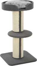 Kasside kraapimispuu PawHut, 91 cm, hall, 45 x 45 x 91 cm