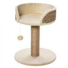 Kasside kraapimispuu Pawhut, 49 cm, mängupalliga