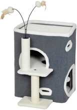 Kasside kraapimispuu PawHut, 58 cm, 2-korruseline, hall