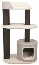 Kraapimispuu kassidele Trixie Cara XXL, 128 cm, valge/hall