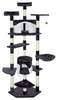 Kassimaja kraapimispost Springos Multi-Level Cat House, 203 cm, hall/valge