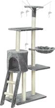 Kasside kraapimispuu Funfit, 135 cm, hall
