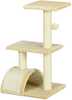 Kasside kraapimispuu PawHut, 72 cm, kreemjas valge