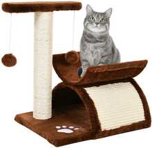 Kasside kraapimispost Pawhut, 43 cm, pruun