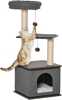 Kasside kraapimispuu PawHut, 104 cm, tumehall