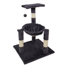 Kasside kraapimispost Besk Cat Caw Sharpening Pole with Sleeping Area, 48 x 45 x 67 cm