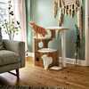 Kasside kraapimispuu Feandrea, 88 cm, pruun vintage