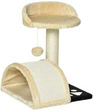 Kasside kraapimispost PawHut, 46 cm, beež