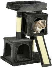 Kasside kraapimispuu PawHut, 83 cm, tumehall