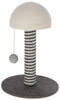 Kraapimispost kassidele Kerbl Funghi, 42 cm, hall/valge