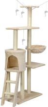 Kasside kraapimispuu Funfit, 135 cm, liivakarva