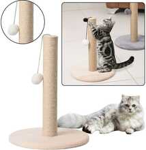 Kasside kraapimispuu Lean Cat Scratcher Tower, 40 x 30 cm, pruunikaskollane