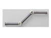 Kassipuu Trixie, 195 x 78 cm, valge/hall