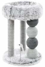 Kraapimispuu kassidele Flamingo Duchess, 61.5 cm, hall/valge