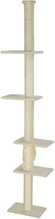 Kasside kraapimispuu PawHut, 225-275 cm, kreemjas