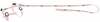 Traksid koos jalutusrihmaga Europet Bernina Catwalk, 30-51 cm x 10 mm, roosa