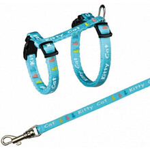 Traksid ja jalutusrihm Trixie Junior, 21-33 cm, 8 mm, 1.20 m, sinine
