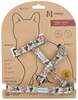 Kassi traksid koos rihmaga Amiplay BeHappy, 150 cm x 15 mm, roheline/roosa