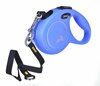 Automaatne jalutusrihm Flexi New Classic, 3 m, sinine/must