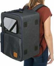 Seljakott Trixie Tara, 25 x 38 x 50 cm, hall-sinine