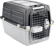 Transpordipuur Stefanplast Gulliver 4 Plus, 71 x 51 x 50 cm, tumehall/helehall